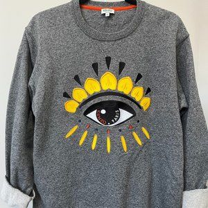 Kenzo graphic eye crew neck sweater | size M